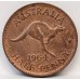 AUSTRALIA 1964 . HALF 1/2 PENNY . GEM UNCIRCULATED